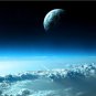 OUTER SPACE SHIP VIEW PHOTO CLOUDS PLANET EARTH BEAUTIFUL COLORS HOME PICTURES