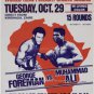 GEORGE FOREMAN MUHAMMAD ALI FIGHT POSTER PHOTO WORLD HEAVYWEIGHT CHAMPIONS