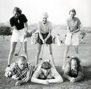Three Stooges New Golf Photo Funny Classic Must See