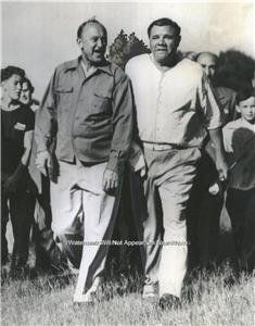 Babe Ruth Ty Cobb Rare Golf Photo Major League Baseball New York Yankees Tigers