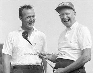 Arnold Palmer Republican President Dwight Eisenhower Golf Photo Masters Champion