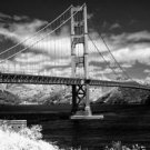 Golden Gate Bridge Awesome B & W  13 by 19 Photograph