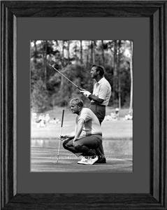 Jack Nicklaus Arnold Palmer 1972 Framed Golf Photo