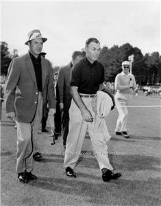SAM SNEAD BEN HOGAN MASTERS CHAMPIONS 1955 PHOTO HOMESTEAD HOT SPRINGS VIRGINIA