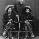 OUTLAWS GUN FIGHTERS BANK ROBBERS TRAIN HOLD UPS BANDITS DODGE CITY 1870'S PHOTO