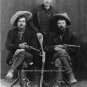 OUTLAWS GUN FIGHTERS BANK ROBBERS TRAIN HOLD UPS BANDITS DODGE CITY 1870'S PHOTO