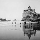SAN FRANCISCO CALIFORNIA CLIFF HOUSE 1902 PHOTO RESTAURANT SEA LIONS OCEAN BEACH