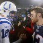 PEYTON MANNING & TOM BRADY NFL FOOTBALL PHOTO