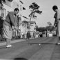 Babe Ruth teaching his daughter how to Golf great photo