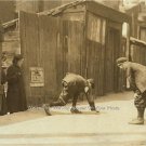 NEWSPAPER BOYS GAMBLING  1910  ST LOUIS PHOTO WONDERFUL CLASSIC ROLLING DICE