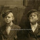1910 NEWSPAPER BOYS SMOKING CIGARETTES  ST LOUIS PHOTO WONDERFUL CLASSIC PICTURE
