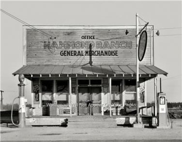 Old General Country Store Esso Gas Pump Dr Pepper Coca Cola Signs Wall Art Photo