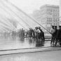 FIREMEN TESTING THEIR EQUIPMENT NEW YORK 1920 RARE PHOTO SAFTY PROTECTION