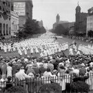 KKK Rallies Members Racial Protests Marches Washington D.C. Conical Hat Photo