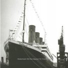 RMS TITANIC UNSINKABLE ICEBERG LARGEST WHITE STAR SHIP LINE 1912 DOCKSIDE PHOTO
