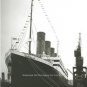RMS TITANIC UNSINKABLE ICEBERG LARGEST WHITE STAR SHIP LINE 1912 DOCKSIDE PHOTO
