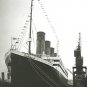 RMS TITANIC UNSINKABLE ICEBERG LARGEST WHITE STAR SHIP LINE 1912 DOCKSIDE PHOTO