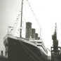 RMS TITANIC UNSINKABLE ICEBERG LARGEST WHITE STAR SHIP LINE 1912 DOCKSIDE PHOTO