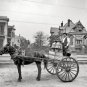 NOSTALGIC NEW ORLEANS MILK WAGON 1903 PHOTO STREET MERCHANTS HOME OF MARDI GRAS