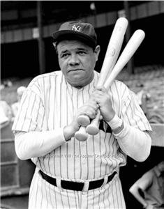 BABE RUTH YANKEE BASEBALL LEGEND PHOTO