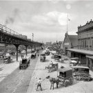 RARE NOSTALGIC PHILADELPHIA PENNSYLVANIA 1908 PHOTO STREET VENDORS MERCHANTS