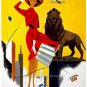 AMERICAN BRANIFF INTERNATIONAL AIRWAYS RARE COLOR POSTER PHOTO WALL ART PICTURE