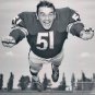 DICK BUTKUS BEARS FOOTBALL ROOKIE PHOTO