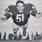DICK BUTKUS BEARS FOOTBALL ROOKIE PHOTO
