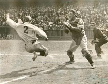 Greatest Vintage Action Slide  Baseball Photo 11 x 14