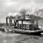 AMERICANA  DETROIT RAILROAD FERRY BOAT STEAMBOAT STEAMSHIPS RIVER PHOTO 1905