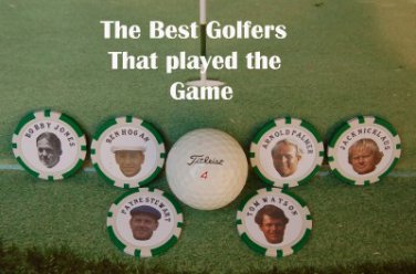 JACK NICKLAUS ARNOLD PALMER BEN HOGAN BOBBY JONES POKER CHIP GOLF BALL MARKERS