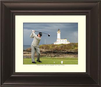 Tom Watson Framed Golf Photo 2009 Turnberry Beautiful