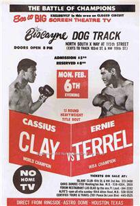 Cassius Clay Ali  Ernie Terrel Fight  Poster Photo