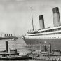 White Star line Famous Passenger Ship Olympic Maiden Voyage 1911 Lusitania Photo