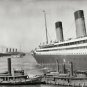 White Star line Famous Passenger Ship Olympic Maiden Voyage 1911 Lusitania Photo