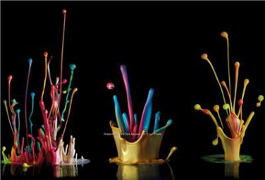 BEAUTIFUL PAINT SPLASH PHOTO COOL MODERN WALL ART COLORFUL INEXPENSIVE PICTURES