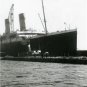 RMS TITANIC DOCK SIDE PHOTO 1912 TAKING ON GOODS WHITE STAR PASSENGER SHIP LINE