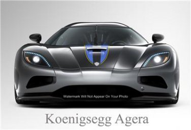 Koenigsegg Agera Exotic Car Poster Photograph WOW Cool