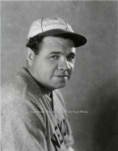 BABE RUTH BASEBALLS "THE GREAT BAMBINO PHOTO"