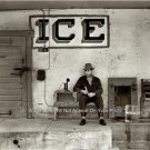 Antique Mall Old Time Block Ice For Sale Retail Office Restaurant Wall Art Photo
