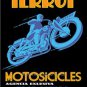 VINTAGE TERROT MOTORCYCLE DIJON FRANCE GERMAN MOTORIZED BICYCLES TWIN CYLINDER