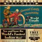 INDIAN CHIEF SCOUT MOTORCYCLES VINTAGE LOOKING POSTER PHOTO AMERICAN MADE BIKES