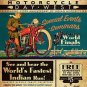 INDIAN CHIEF SCOUT MOTORCYCLES VINTAGE LOOKING POSTER PHOTO AMERICAN MADE BIKES