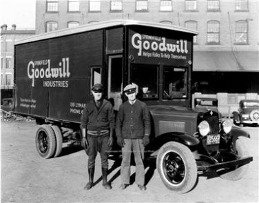 GOODWILL INDUSTRIES WORK TRUCK PHOTO NOSTALGIA CHARITY THRIFT STORES GLOBAL