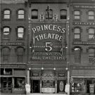 Vintage Matinee Classic Old Five Cent Movie Theater Theatre Show Screen Photo