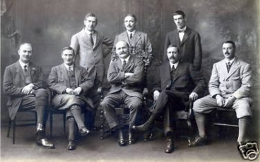 Vardon  Ray  Braid Duncan Taylor 1913 Rare Photo