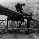San Francisco Bay Golden Gate Bridge Historical Wall Art Construction Rare Photo