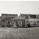 Texaco Star Gas Pumps Station Havoline Motor Oil Company Petroleum Vintage Photo