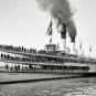 WHITE STAR LINE STEAMBOAT 1902 PHOTO S.S.TASHMOO GREAT LAKES PADDLEBOATS