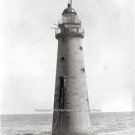 Old Boston Minots Ledge Lighthouse Ocean Water Nostalgic Nautical Wall Art Photo